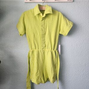 STATESIDE French Terry Loop slub short cover up beach Romper